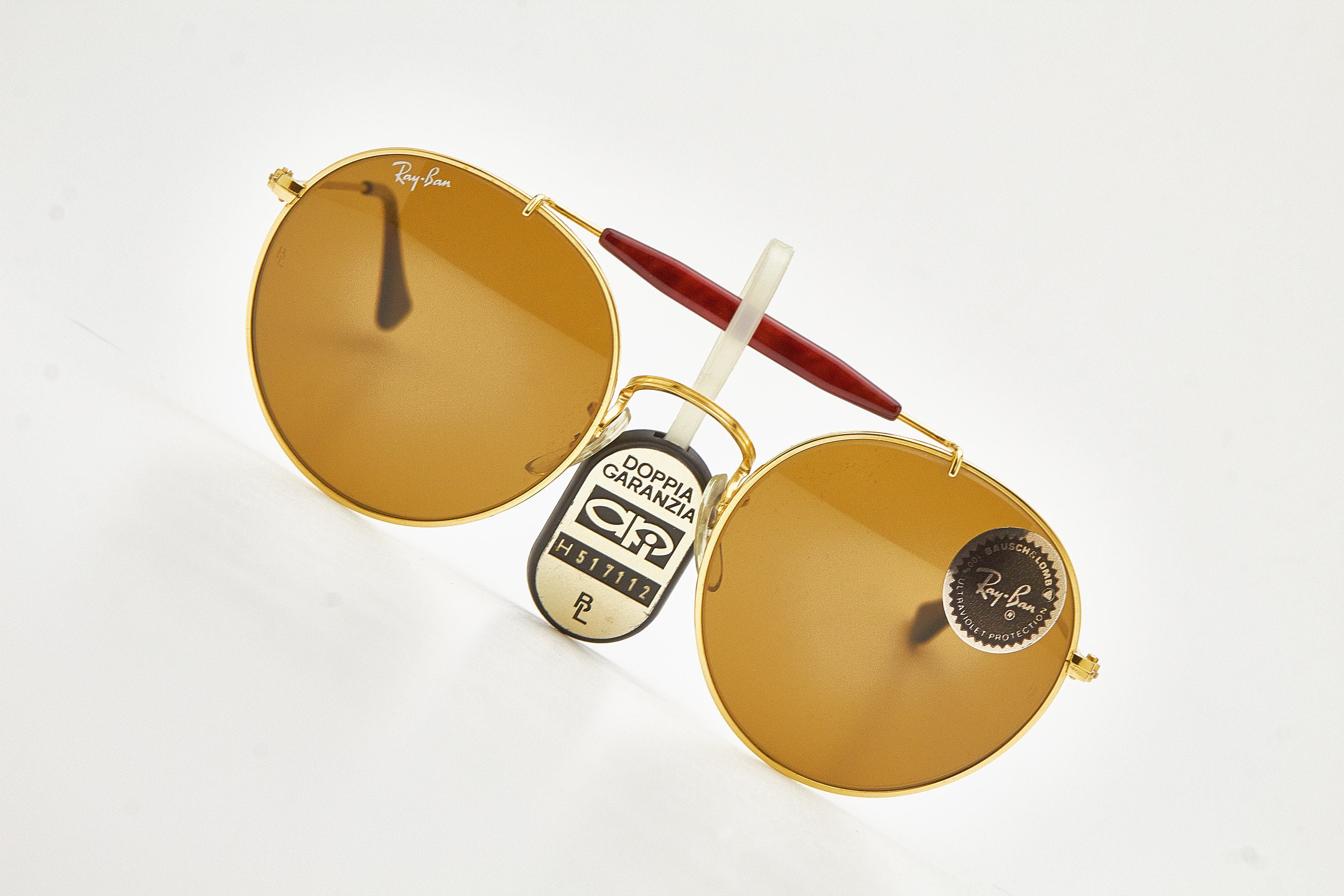 Vintage Ray-ban Aviator Sunglasses, Gold Arista, Bausch & Lomb