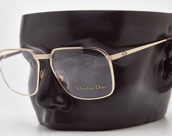 Christian Dior ヴィンテージ VTG Christian Dior Amber Lucite Oversized Glasses Germany