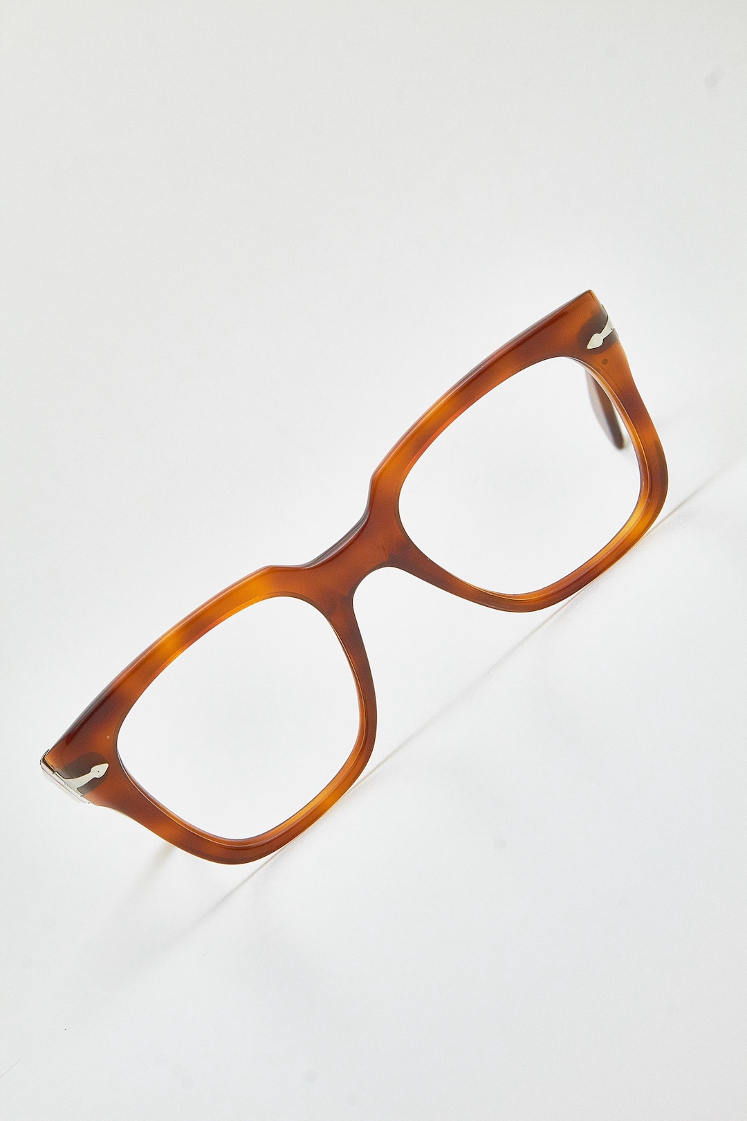 Vintage Eyeglasses PERSOL RATTI Tortoiseshell Frames, Oversized