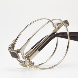 Y2k eyeglasses CHANEL 4139-Q vintage eyeglasses,silver eyeglasses,folding eyeglasses,aviator eyeglasses,luxury eyeglasses*serial number