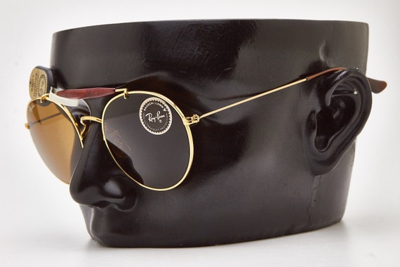 Vintage Ray-ban Aviator Sunglasses, Gold Arista, Bausch & Lomb