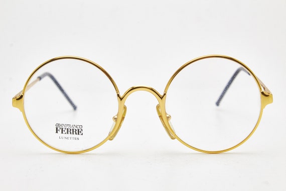 GIANFRANCO FERRE GFF 23 512 Round eyeglasses Meta… - image 2