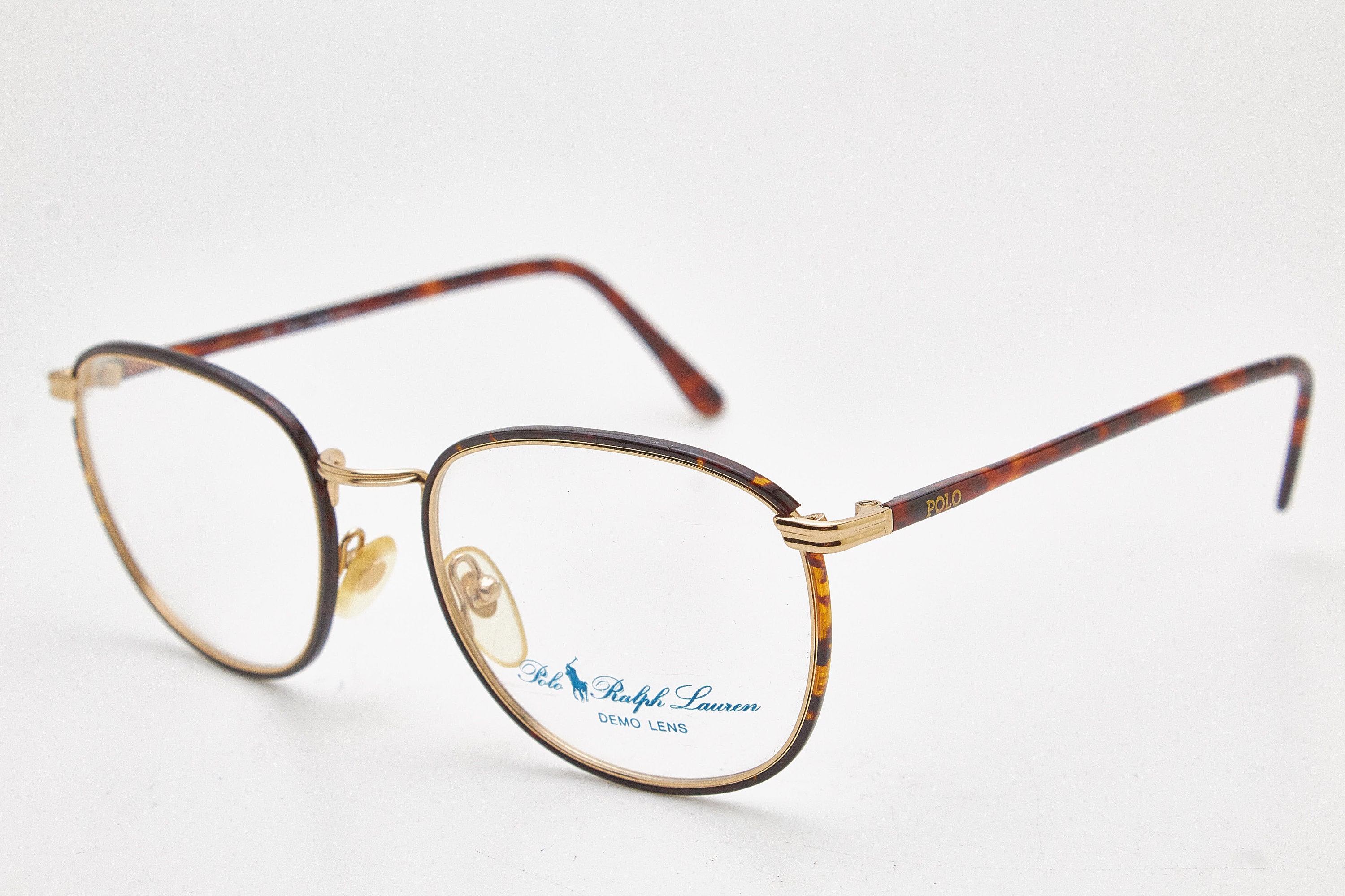 Vintage Polo Ralph Lauren Eyeglasses – Oval Tortoise Frames  display picture 2