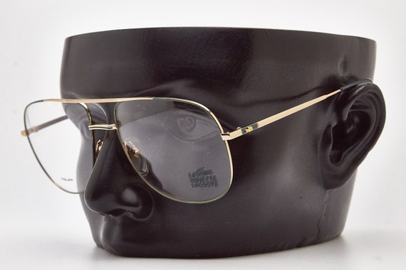 Vintage Man Sunglasses LACOSTE 181 Gold Tone Metal Frame Glasses Oversize  60 Mm Man Frame Occhiali Da Sole Frame Classis Eyewear Frame - Etsy Sweden