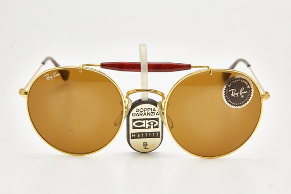 Vintage Ray-ban Aviator Sunglasses, Gold Arista, Bausch & Lomb