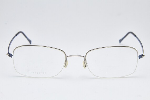 Eyeglasses LINDBERG Glasses Rimless Eyeglasses Titanium Glasses rimless Sunglasses oval Glasses Rimless Sunglasses oval Eyeglasses Blue Etsy UK