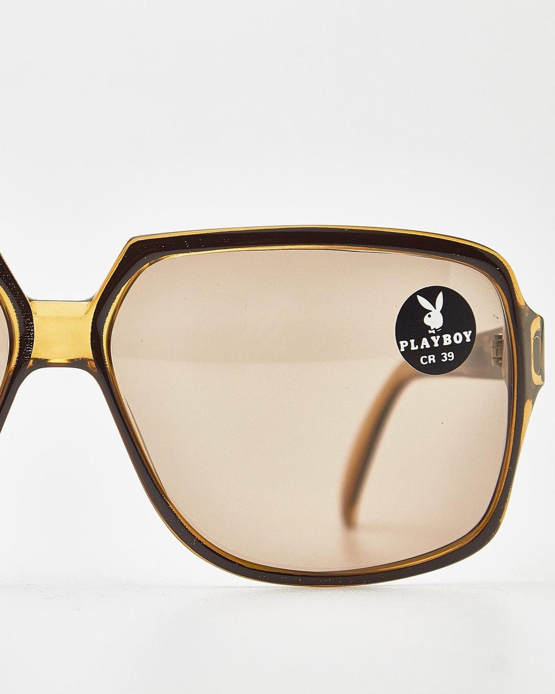 Sunglasses Playboy Vintage Aviator Glasses, Brown 80s  display picture 2