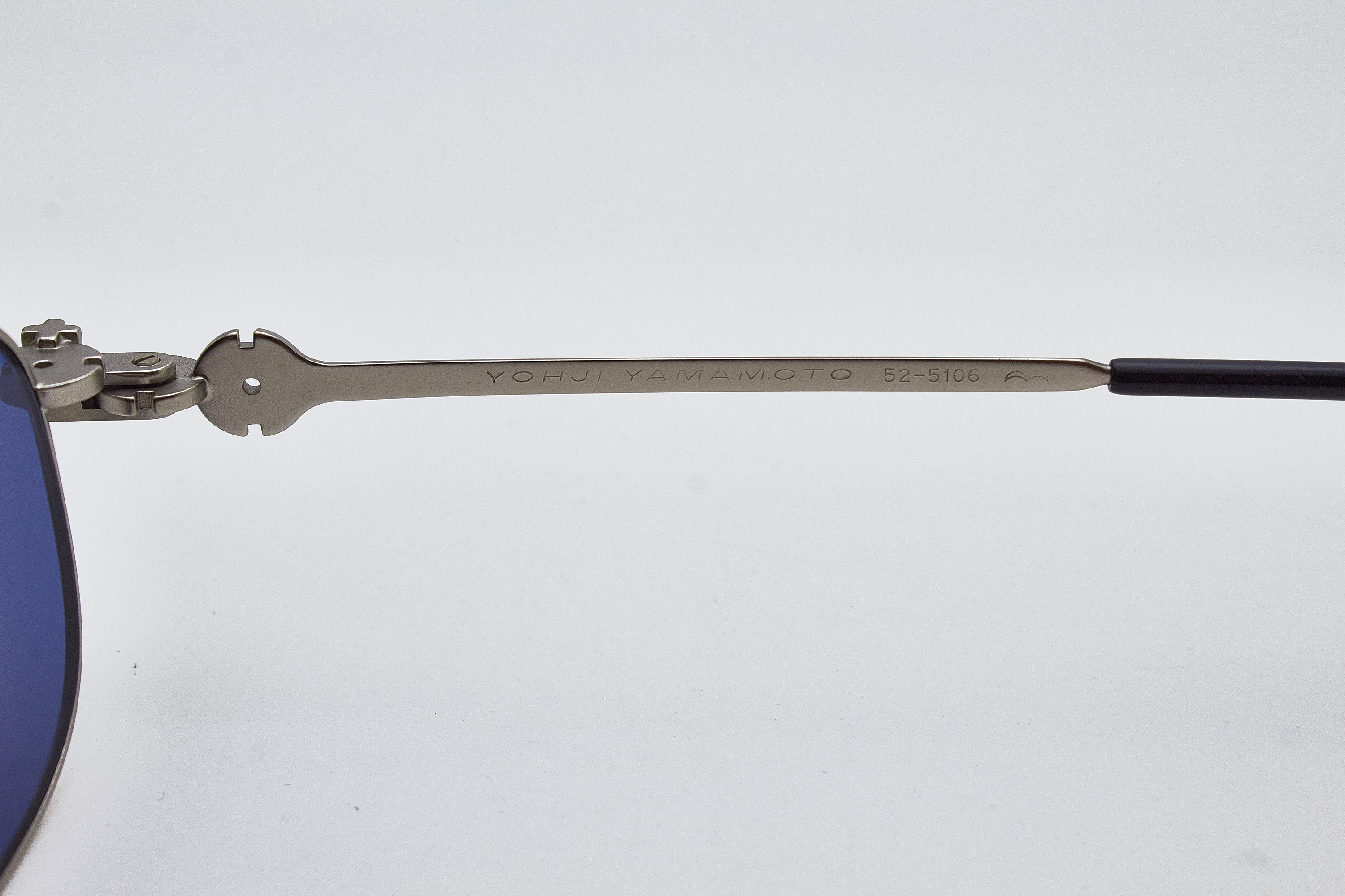 Vintage Yohji Yamamoto 52-5106 Sunglasses 90s Matte Gray Titanium