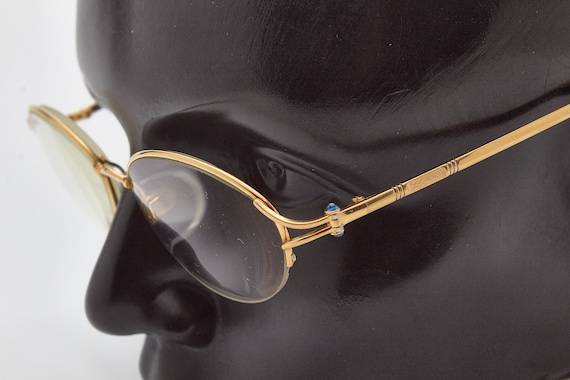 Vintage Lyxury Eyewear 1990s/ CHOPARD M C 036 SAPPHIRE 23k