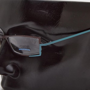 2000s vintage COLLECTION CREATIV slim rectangular shades,Narrow Hipsters Frames,eyeglasses,2000s glasses,Y2K eyeglasses,fancy shadow