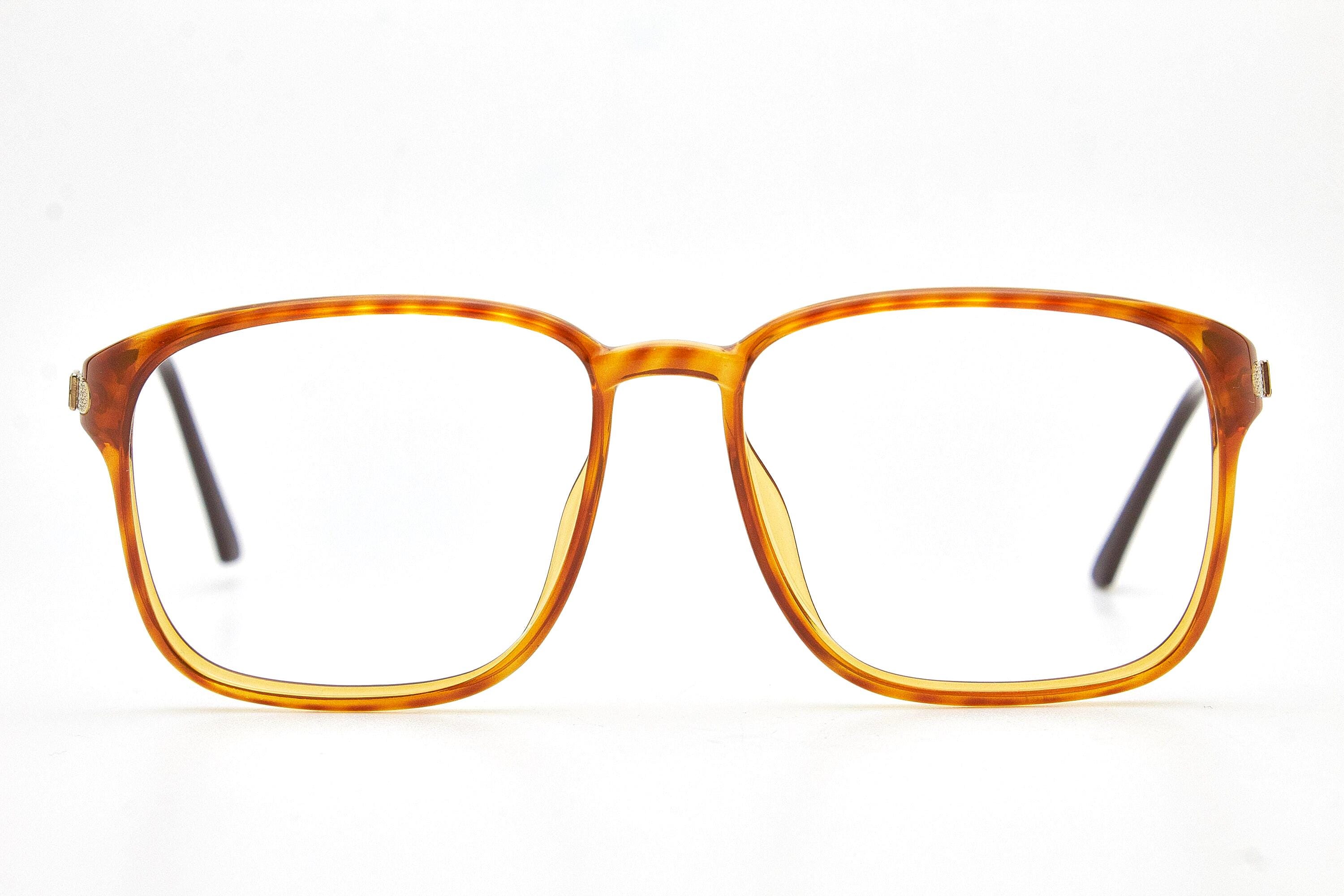 Dunhill, DUNHILL 6117 Gold & Tortoise Shell Aviator Eyeglasses, 80s Vintage Classic Iconic Man's Specs