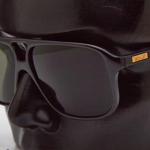 Vintage men's sunglasses 1980s sunglasses PERSOL eyeglasses RATTI 6401/aviator sunglasses black/aviator goggles/oversized sunglasses/