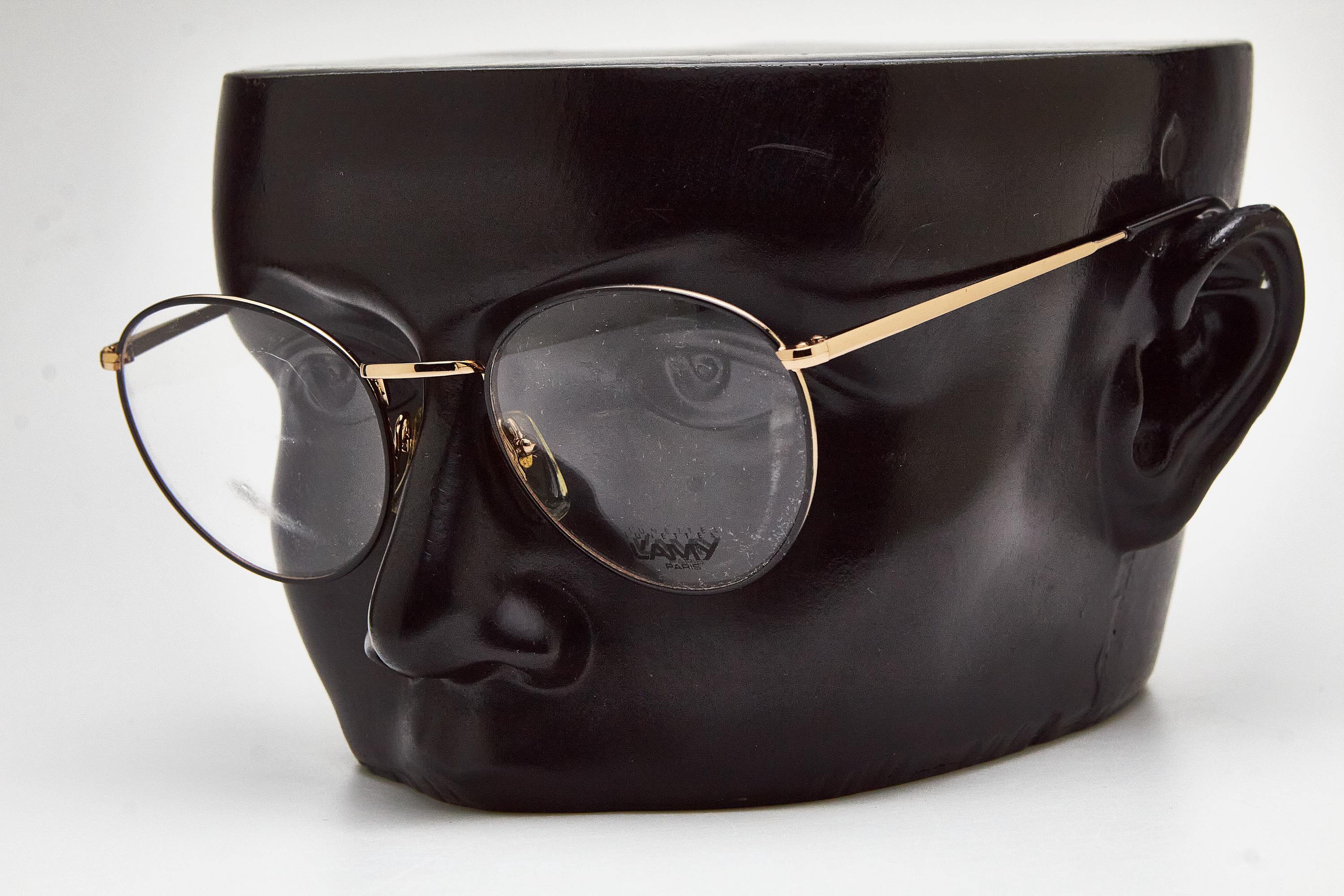 Vintage L’AMY MARTINE Brown Oval Sunglasses Frames Vintage L main image 2