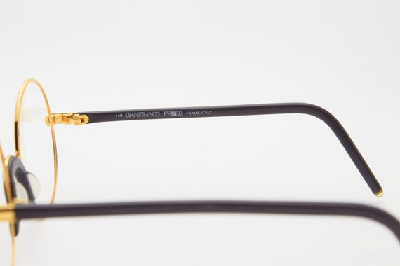 GIANFRANCO FERRE GFF2 404 Round eyeglasses black … - image 7