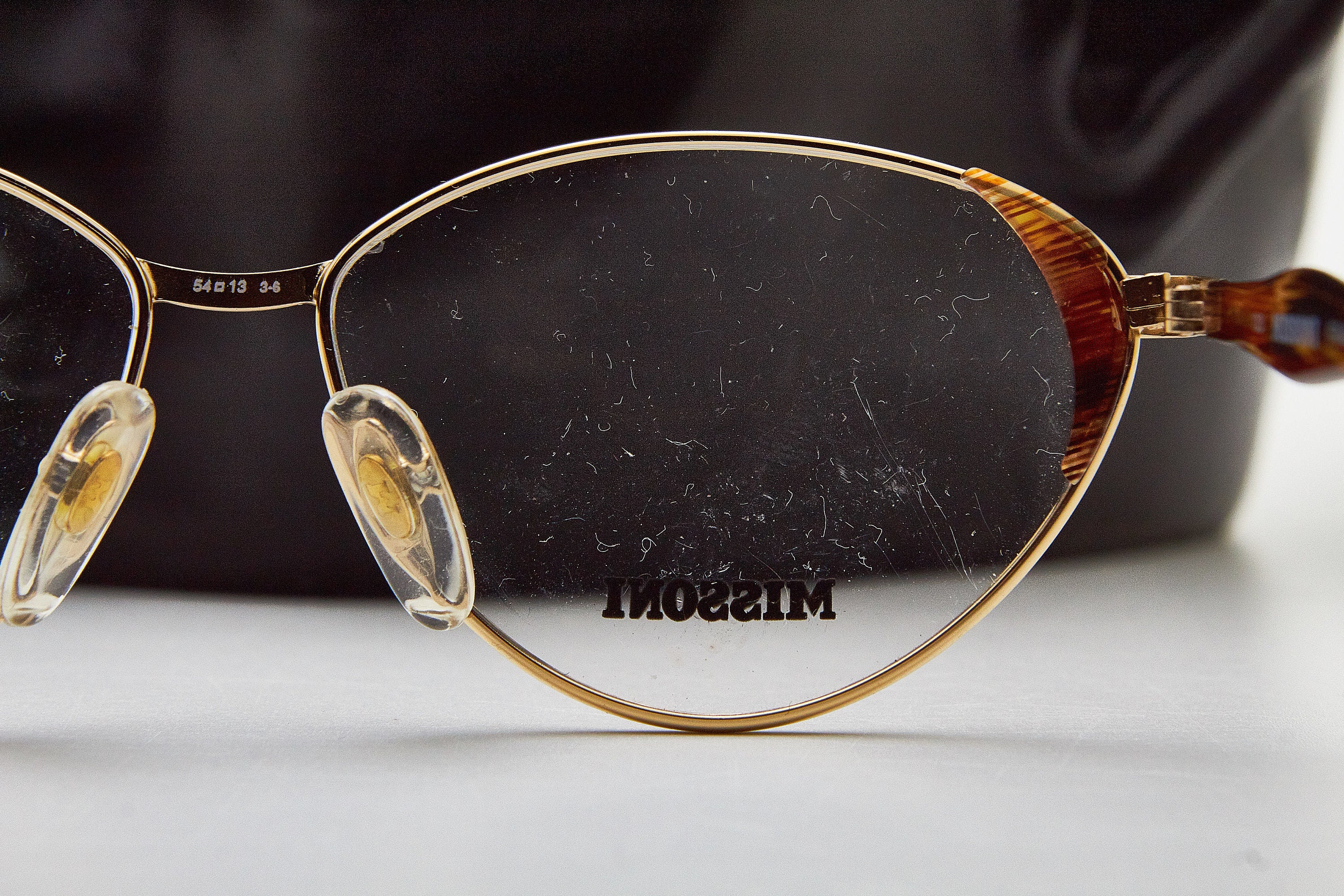 Missoni Cat Eye Sunglasses NWT | with case | tortoise and gold Vintage MISSONI Gold Cat-eye Glasses, Tortoise Shell Frame  main image 4