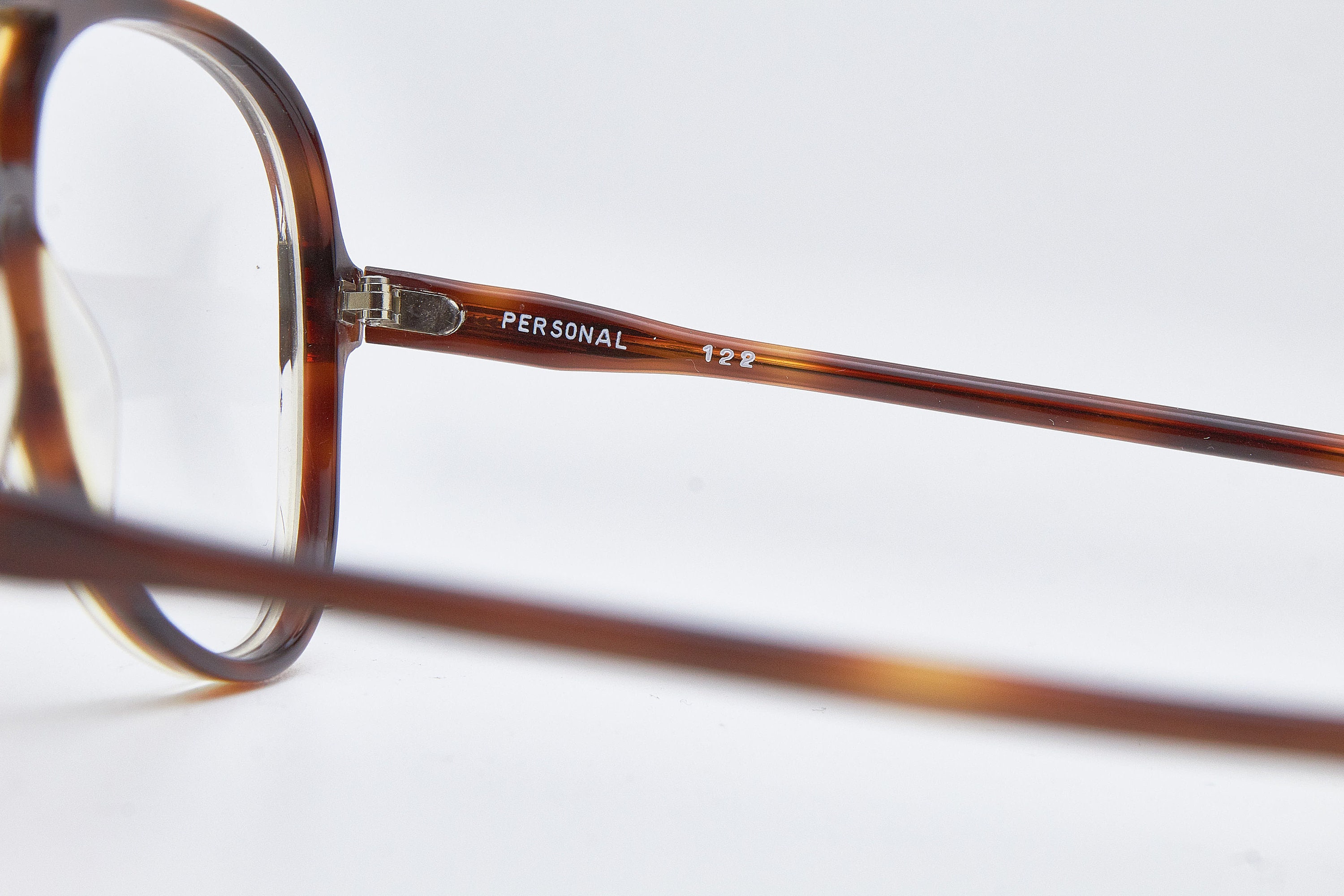Tahoe 4 Vintage 70s 80s Tortoise Aviator Eyeglasses Frames 54-20 Unisex Y2K Vintage Square Aviator Glasses. Classic 70s Style  main image 4