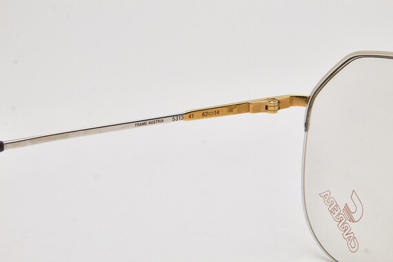 Vintage CARRERA eyeglasses 5313 41 gold frame,gol… - image 9