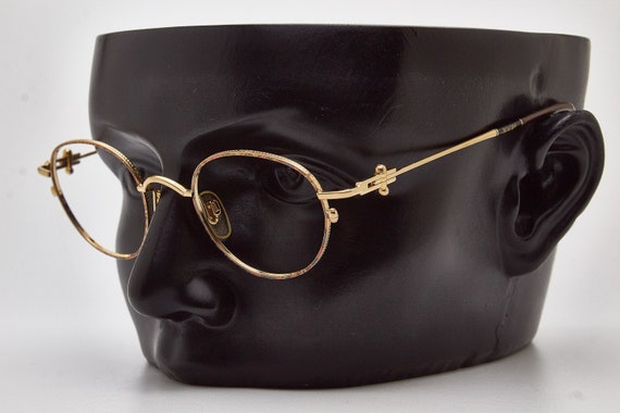 Buy Vintage Eye Glasses OOP! 8380 114 Round Metal Frame Hipsters