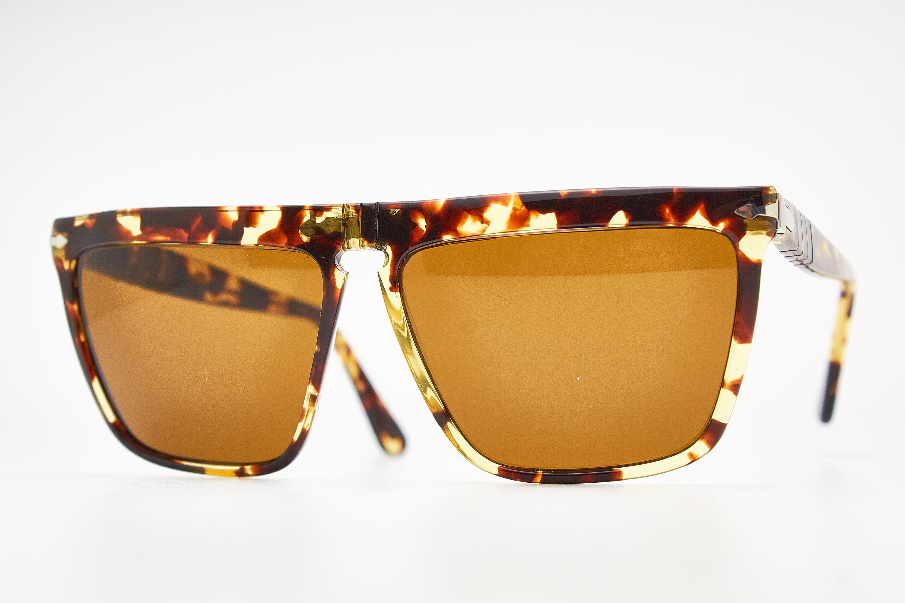 Sleek Rectangular Sunglasses by PERSOL RATTI 801 Vintage 80s