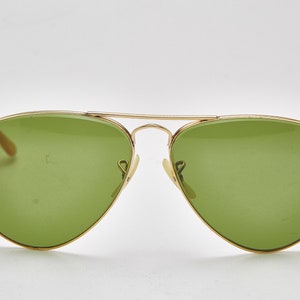 vintage eye glasses RAY BAN sunglasses AVIATOR 10kGF Bausch Lomb,Aviator eyeglasses,golden glasses,rayban glasses 80s sunglasses