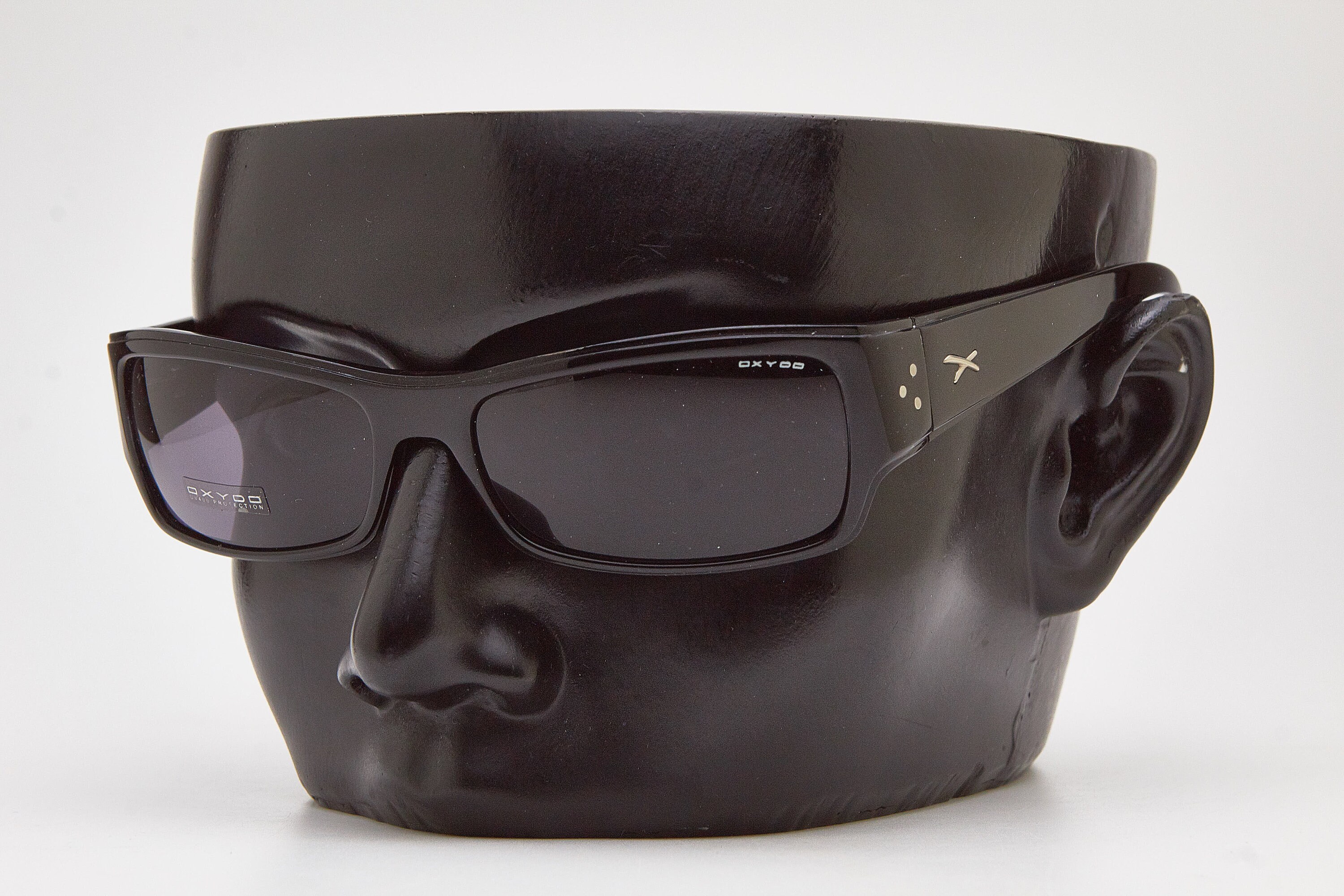 Y2K Eyewear Gafas de sol vintage Y2K gafas de sol cyberpunk rave OXYDO ACE 2 870 gafas de sol rave gafas de sol estrechas gafas de sol de gran tamano negro Etsy Espana