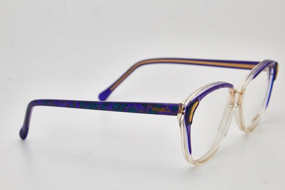 Vintage Cateye glasses 1980s LIGNE VISAGE V1053 V… - image 6