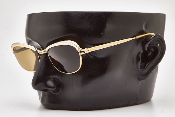 Gold frame cat eye sunglasses sale