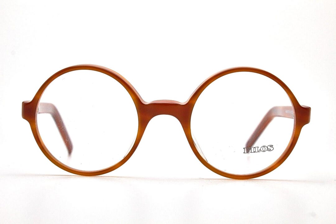 Vintage Filos Eyeglasses, Tortoise Shell Oval Frames, 1980s Italian ...