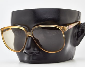 Vintage VIENNALINE Sonnenbrille 1332 - Oversized runder grüner Rahmen