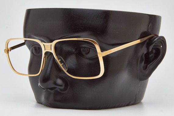 希少 70〜80s vintage MARWITZ ツァイス 22Kt メガネ Vintage Marwitz Gold Aviator Glasses, Oversized 80s Eyewear - Etsy