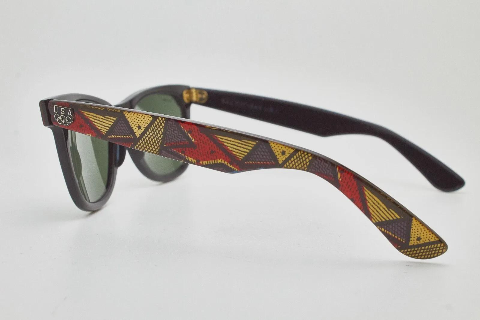 小物 90's B&L RayBan WAYFARER 5022 USA Ray Ban Sunglasses Vintage Wayfarer 5022 Olympic Series Vintage