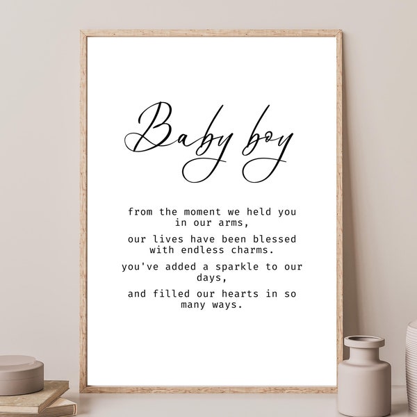 Baby Poem - Etsy
