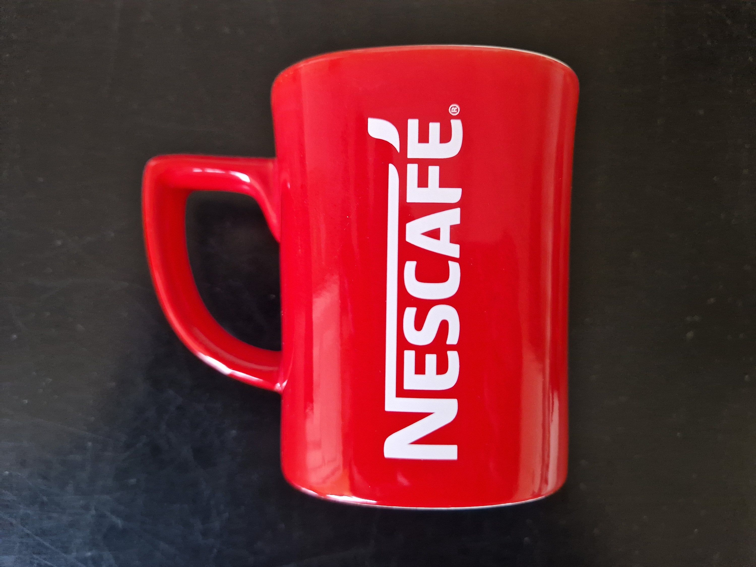 Ceramic Nescafe Mug - Two Sided - Etsy