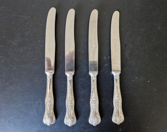 Vintage set of King Pattern Knives x 4 - 9 Inches