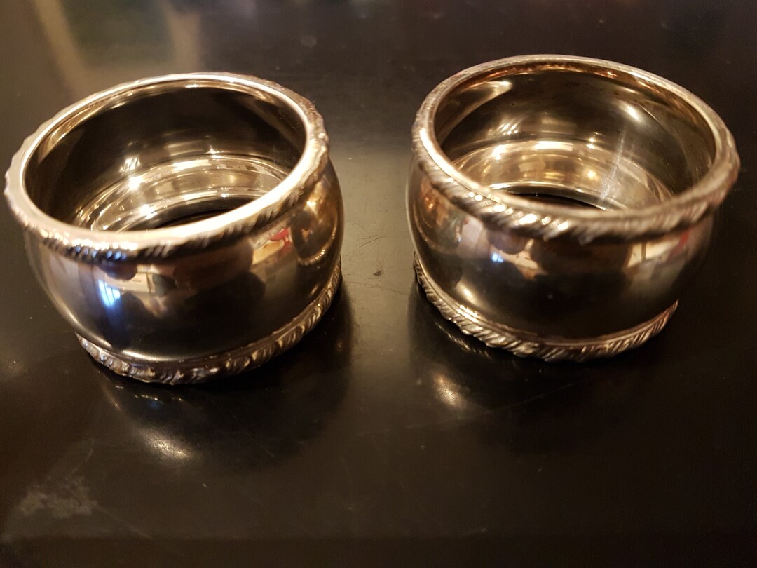EPNS Napkin Rings X 2 Etsy