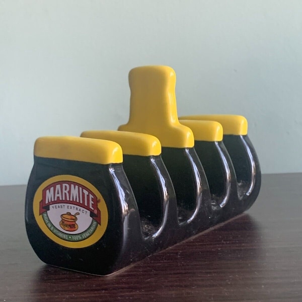 Ceramic Marmite 4 Slice Toast Rack