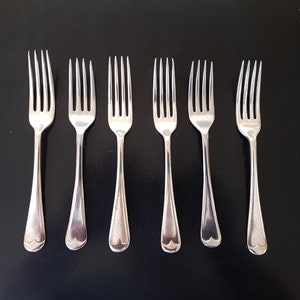 Vintage EPNS Forks x 6 - 7 Inches