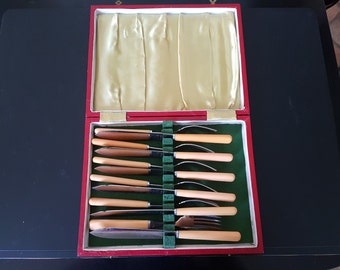 Vintage Boxed set of Fish Cutlery