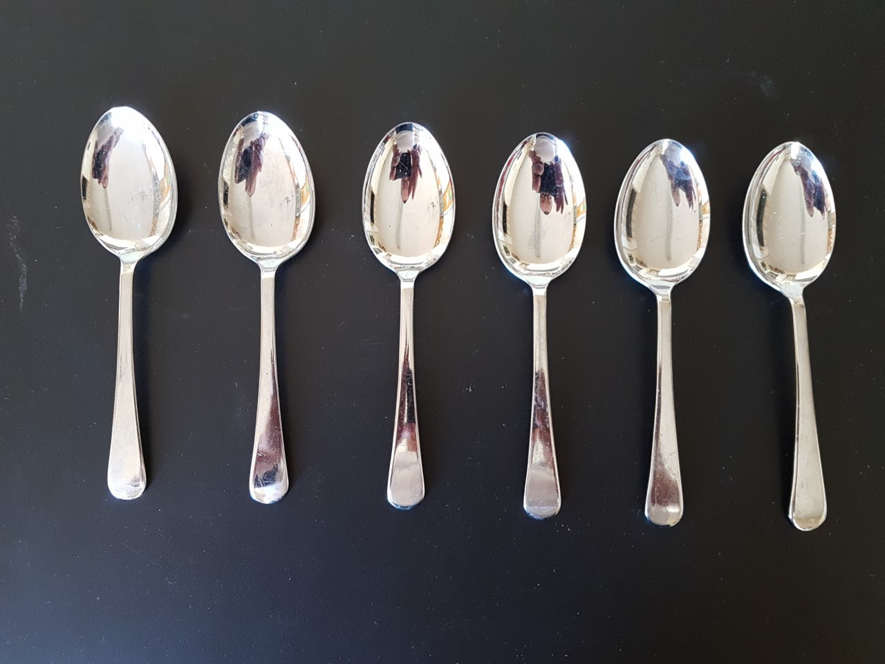 Vintage Set of EPNS Spoons X 6 7 Inches Etsy UK