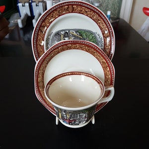 Charles Dickins Pickwick Papers Cup, Saucer and Plate Set