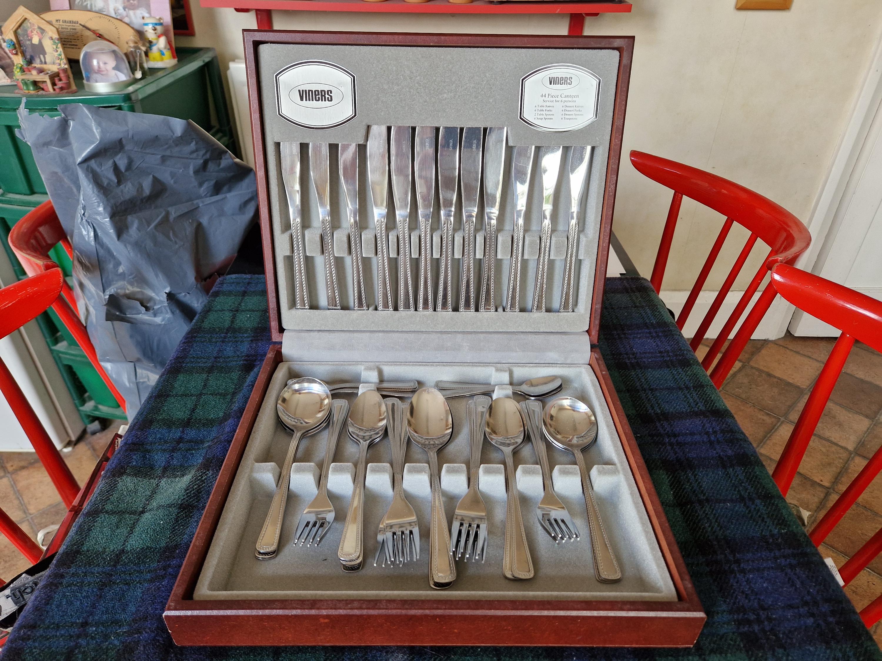 Viners Canteen of Cutlery - Etsy