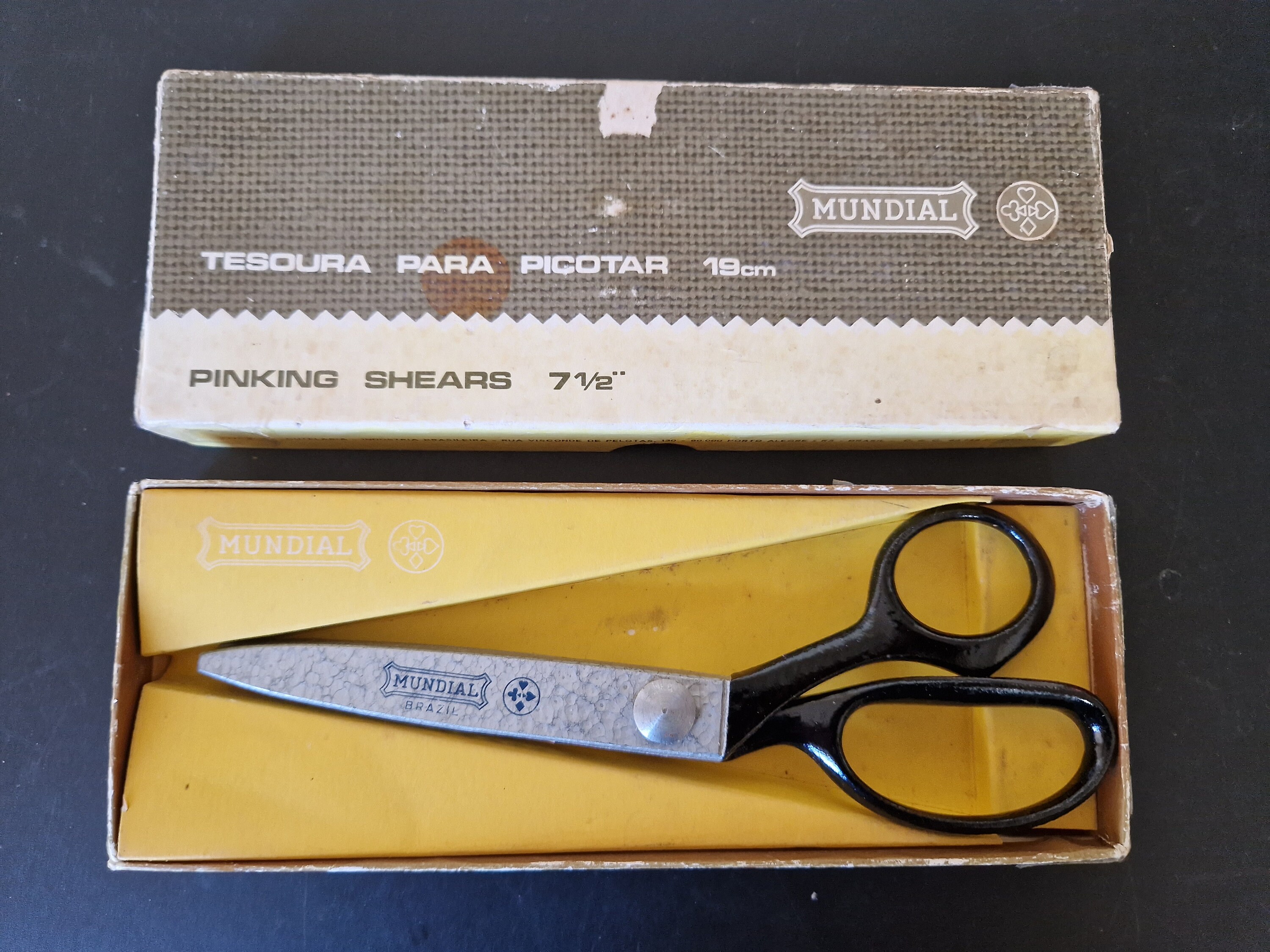 Vintage Boxed Pair of 7.5 Inch Pinking Shears Etsy