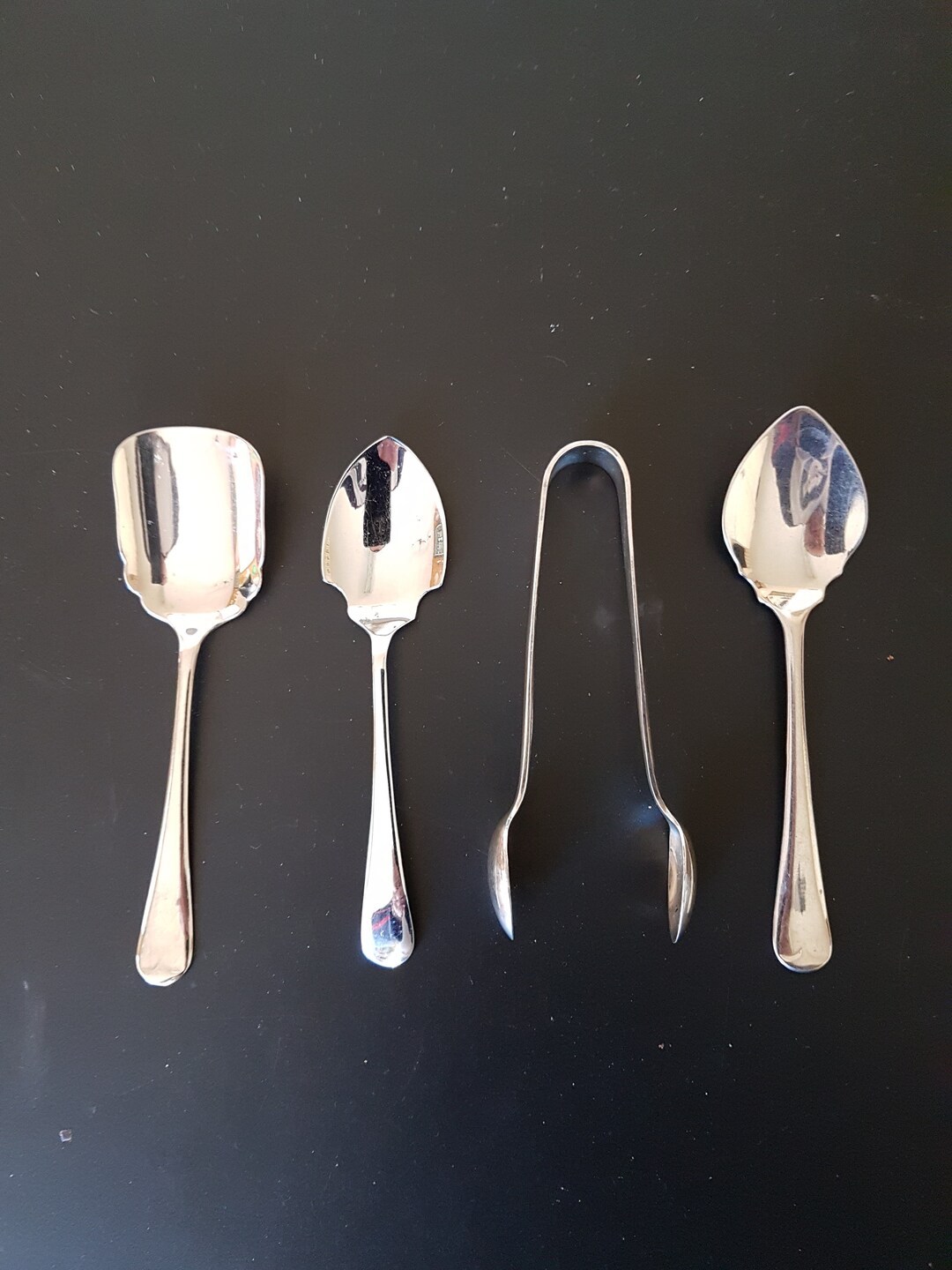 EPNS Sugar Spoons & Sugar Tongs Etsy