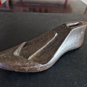 Vintage Cast Iron Cobblers Shoe Last (1)