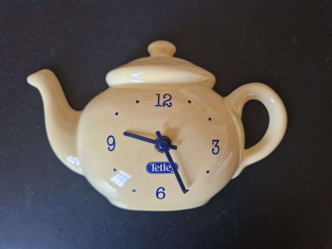 Vintage Tetley Tea Wall Clock Etsy