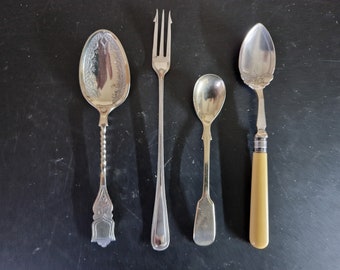 Vintage Assortment of Cutlery x 4