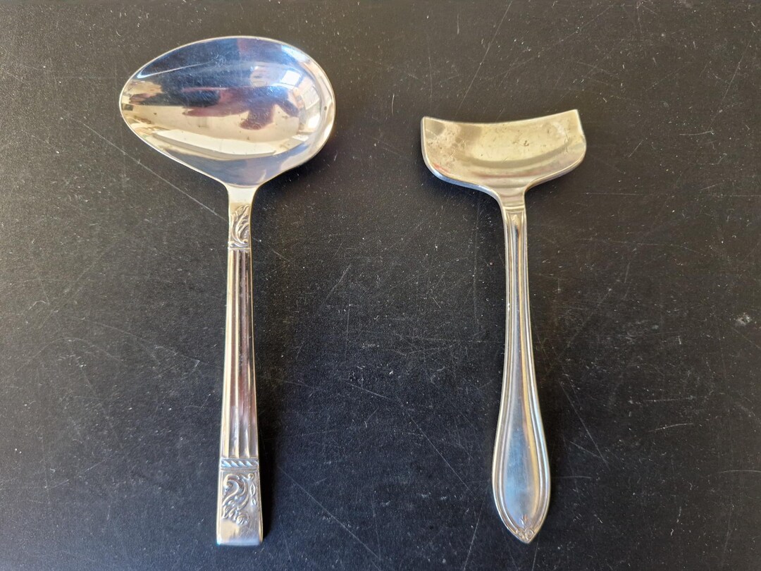 Vintage EPNS Childs Spoon & Pusher - Etsy