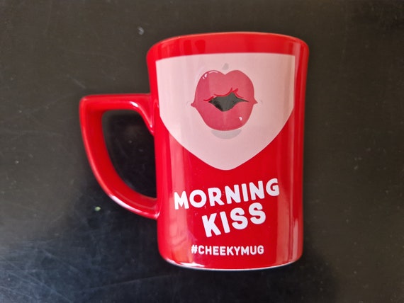 Ceramic Nescafe Mug - Morning Kiss - Etsy