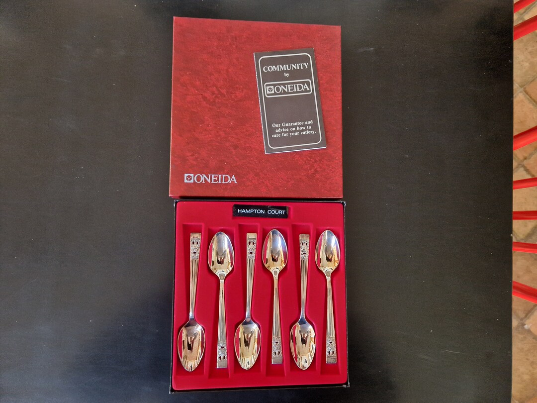   デンマーク製 ティースプーン6本セットE.P.N.S ヴィンテージ ティースプーン 6本入りボックスセット - Etsy 日本