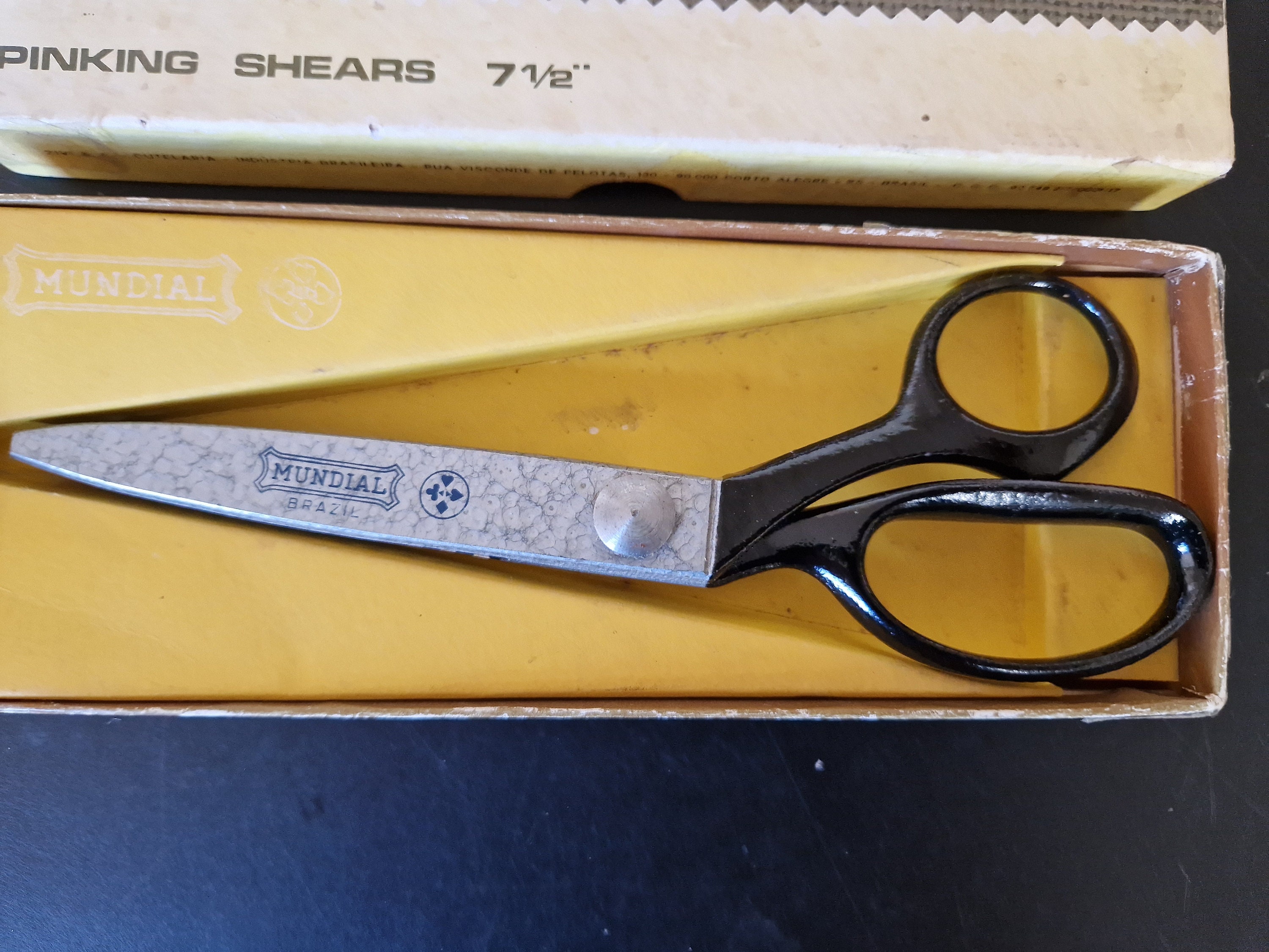 Vintage Boxed Pair of 7.5 Inch Pinking Shears Etsy
